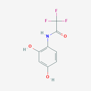 molecular formula C8H6F3NO3 B8800841 N-(2,4-dihydroxyphenyl)-2,2,2-trifluoro-acetamide 