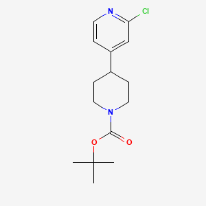 molecular formula C15H21ClN2O2 B8800954 Tert-butyl 4-(2-chloropyridin-4-YL)piperidine-1-carboxylate 