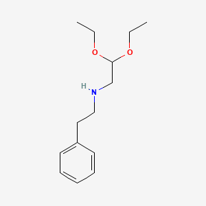 molecular formula C14H23NO2 B8801034 N-(2-Phenylethyl)aminoacetaldehyde diethyl acetal CAS No. 94508-09-5