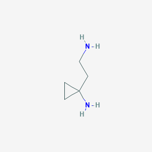 molecular formula C5H12N2 B8801049 1-(2-Aminoethyl)cyclopropan-1-amine CAS No. 794469-79-7