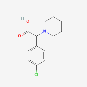 2-(4-Chlorophenyl)-2-(piperidin-1-YL)acetic acid