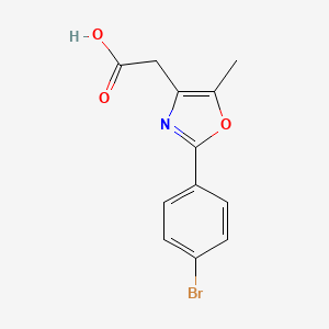 2-(4-Bromophenyl)-5-methyl-4-oxazoleacetic acid