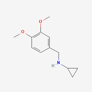 N-[(3,4-dimethoxyphenyl)methyl]cyclopropanamine