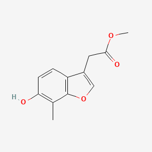 Methyl 2-(6-hydroxy-7-methylbenzofuran-3-yl)acetate