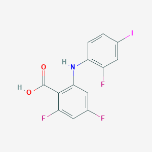 2,4-Difluoro-6-((2-fluoro-4-iodophenyl)amino)benzoic acid