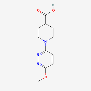 1-(6-Methoxypyridazin-3-YL)piperidine-4-carboxylic acid