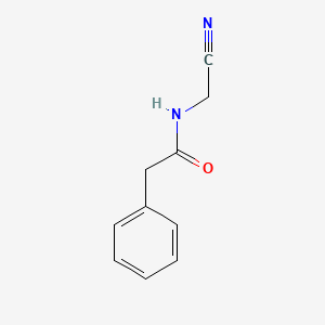 molecular formula C10H10N2O B8801385 n-(cyanomethyl)-2-phenylacetamide CAS No. 5467-51-6
