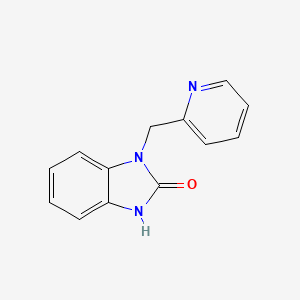 molecular formula C13H11N3O B8801424 1-(Pyridin-2-ylmethyl)-1H-benzo[d]imidazol-2(3H)-one 