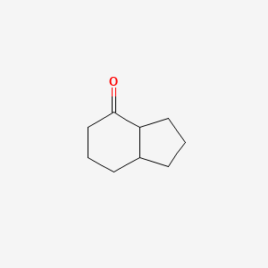 molecular formula C9H14O B8801454 hexahydro-1H-inden-4(2H)-one CAS No. 5686-83-9