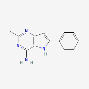 2-methyl-6-phenyl-5H-pyrrolo[3,2-d]pyrimidin-4-amine