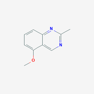 molecular formula C10H10N2O B8801646 5-Methoxy-2-methylquinazoline 