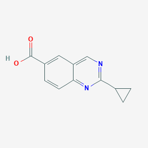 2-Cyclopropylquinazoline-6-carboxylic acid