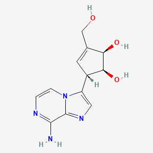 (1S,2R,5S)-5-(8-Aminoimidazo[1,2-a]pyrazin-3-yl)-3-(hydroxymethyl)cyclopent-3-ene-1,2-diol