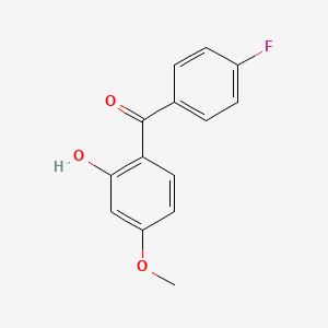 molecular formula C14H11FO3 B8801785 4'-Fluoro-2-hydroxy-4-methoxybenzophenone CAS No. 3602-47-9