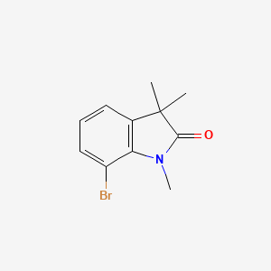 molecular formula C11H12BrNO B8801812 7-Bromo-1,3,3-trimethylindolin-2-one 