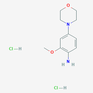 molecular formula C11H18Cl2N2O2 B8801828 2-Methoxy-4-morpholinoaniline dihydrochloride CAS No. 761441-21-8