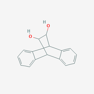 molecular formula C16H14O2 B8801850 9,10-Dihydro-9,10-ethanoanthracene-11,12-diol CAS No. 2732-95-8