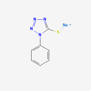 molecular formula C7H5N4NaS B8801874 Sodium 1-phenyl-1H-tetrazole-5-thiolate 