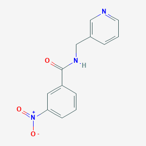 molecular formula C13H11N3O3 B8801880 3-nitro-N-(pyridin-3-ylmethyl)benzamide CAS No. 25849-50-7
