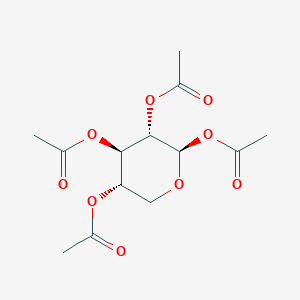 molecular formula C13H18O9 B8801898 1,2,3,4-Tetra-O-acetyl-b-L-xylopyranose 