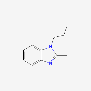 molecular formula C11H14N2 B8801933 2-Methyl-1-propyl-1H-benzimidazole CAS No. 5805-77-6
