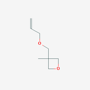 molecular formula C8H14O2 B8801942 3-(Allyloxymethyl)-3-methyloxetane CAS No. 10196-40-4