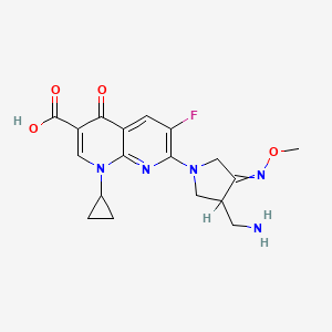 molecular formula C18H20FN5O4 B8801954 Gemifloxacin 