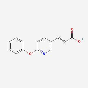 3-(6-phenoxypyridin-3-yl)prop-2-enoic Acid