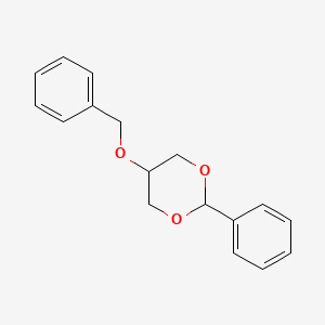 molecular formula C17H18O3 B8801987 5-(Benzyloxy)-2-phenyl-1,3-dioxane CAS No. 68728-34-7
