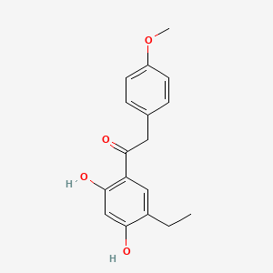 1-(5-Ethyl-2,4-dihydroxy-phenyl)-2-(4-methoxyphenyl)ethanone