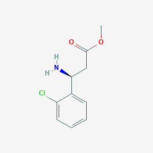 molecular formula C10H12ClNO2 B8801999 methyl (3S)-3-amino-3-(2-chlorophenyl)propanoate 