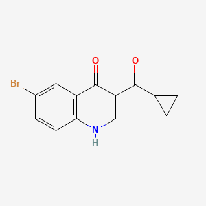 (6-Bromo-4-hydroxyquinolin-3-yl)(cyclopropyl)methanone