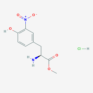 (S)-Methyl 2-amino-3-(4-hydroxy-3-nitrophenyl)propanoate hydrochloride