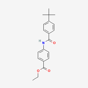 Ethyl 4-((4-tert-butylbenzoyl)amino)benzoate