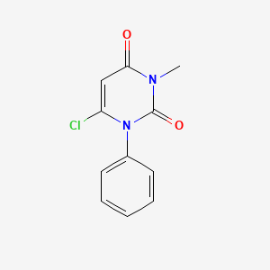 molecular formula C11H9ClN2O2 B8802097 6-Chloro-3-methyl-1-phenylpyrimidine-2,4(1H,3H)-dione CAS No. 53680-90-3