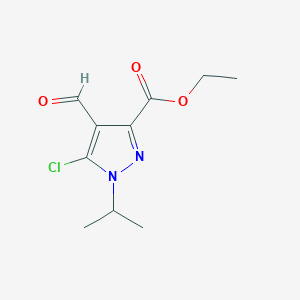 Ethyl 5-chloro-4-formyl-1-isopropyl-1H-pyrazole-3-carboxylate