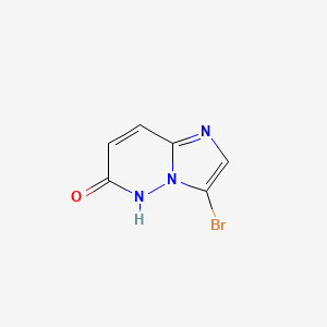 molecular formula C6H4BrN3O B8802228 3-Bromoimidazo[1,2-b]pyridazin-6-ol 