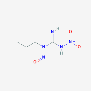 molecular formula C4H9N5O3 B8802266 N'-Nitro-N-nitroso-N-propylguanidine 