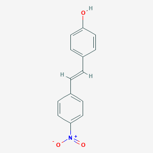 molecular formula C14H11NO3 B088023 4-Hydroxy-4'-nitrostilbene CAS No. 14064-83-6