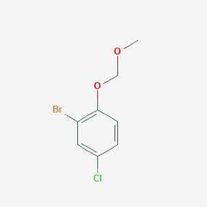 2-Bromo-4-chloro-1-(methoxymethoxy)benzene