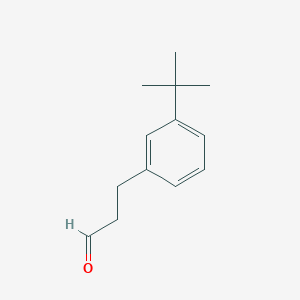 Benzenepropanal, 3-(1,1-dimethylethyl)-