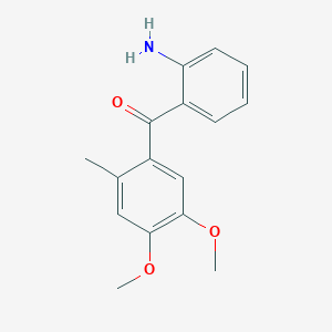 (2-Aminophenyl)(4,5-dimethoxy-2-methylphenyl)methanone