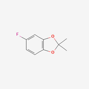 molecular formula C9H9FO2 B8802400 5-Fluoro-2,2-dimethylbenzo[d][1,3]dioxole CAS No. 158822-44-7