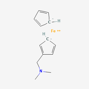 cyclopenta-1,3-diene; 1-(1-cyclopenta-2,4-dienyl)-N,N-dimethylmethanamine; iron(2+)