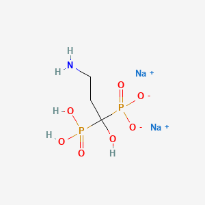 Phosphonic acid, (3-amino-1-hydroxypropylidene)bis-, disodium salt