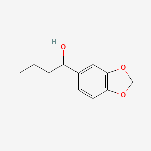 molecular formula C11H14O3 B8802452 1-(Benzo[d][1,3]dioxol-5-yl)butan-1-ol 