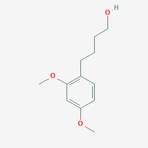 molecular formula C12H18O3 B8802475 Benzenebutanol, 2,4-dimethoxy- CAS No. 107153-52-6