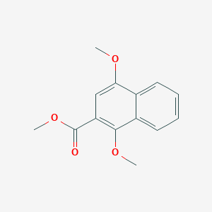 molecular formula C14H14O4 B8802477 Methyl 1,4-dimethoxy-2-naphthoate CAS No. 127536-35-0