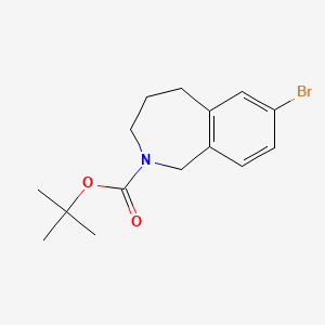 tert-butyl 7-bromo-4,5-dihydro-1H-benzo[c]azepine-2(3H)-carboxylate