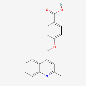 4-[(2-Methylquinolin-4-yl)methoxy]benzoic acid